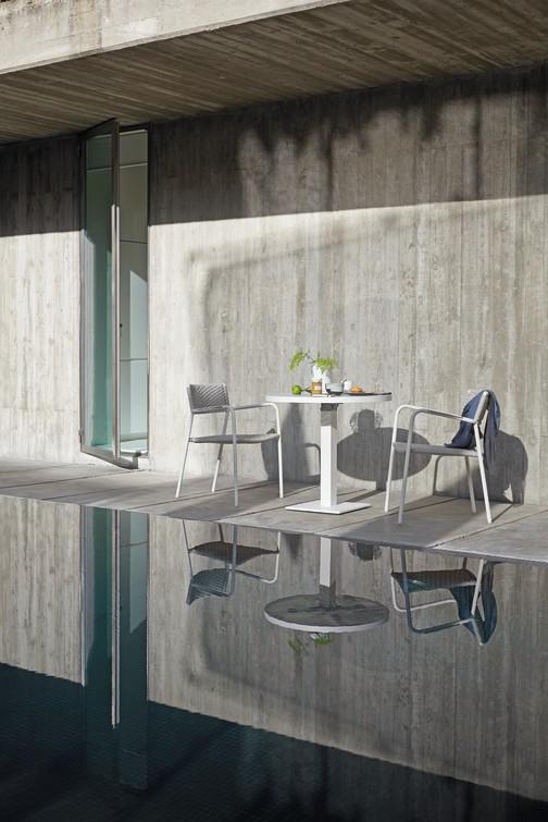 MNST1242 Обеденный стол pa lava 75см x 75см Manutti Napoli - Вид №11