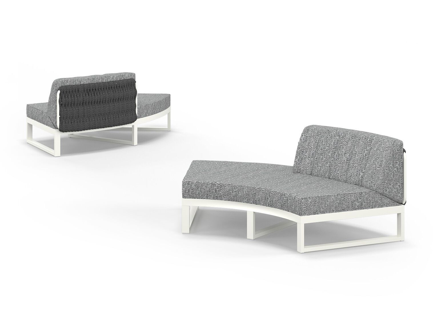 Модульный изогнутый садовый диван из ткани MAMAGREEN Munia ARCH-00120603 - Вид №6