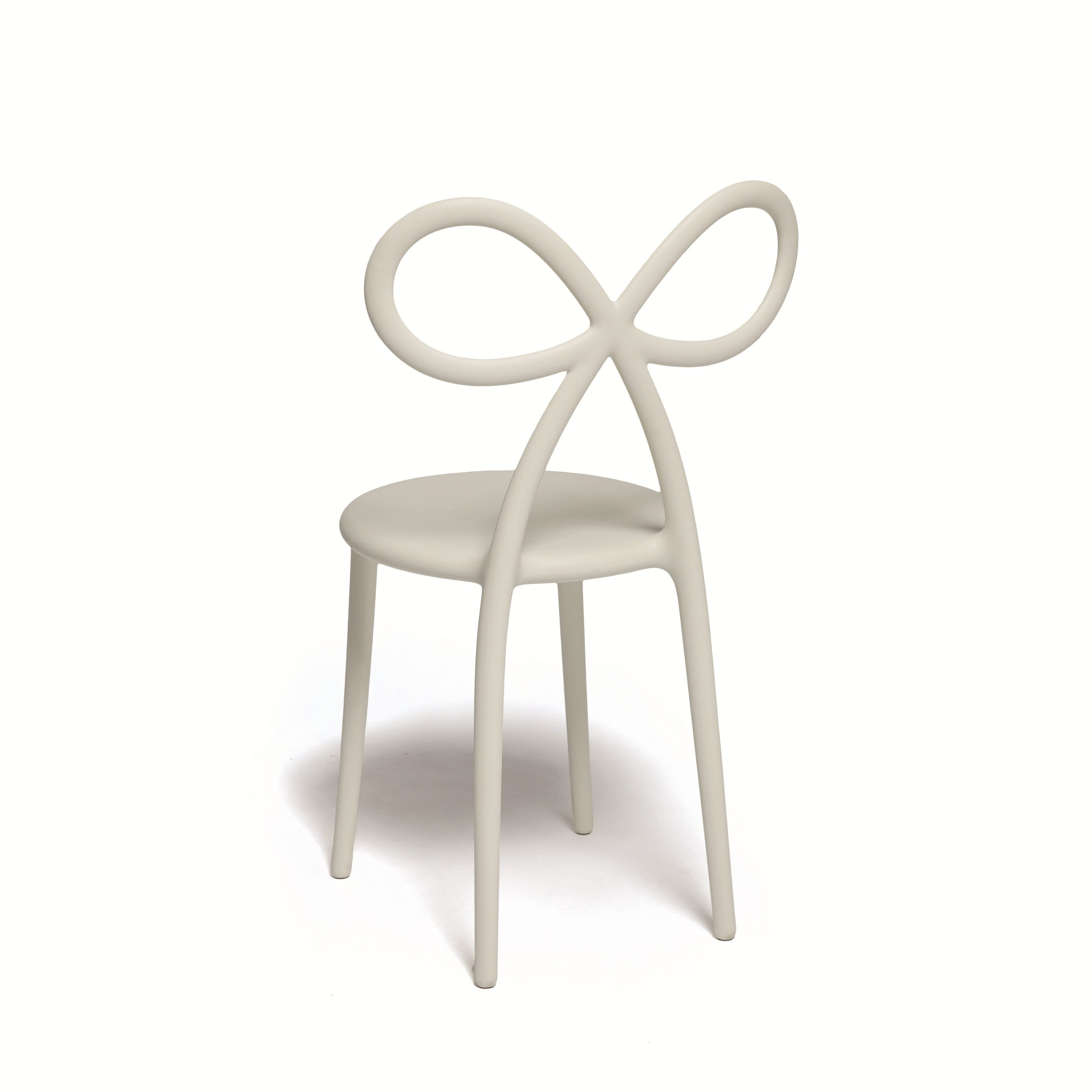 Стул из полипропилена Qeeboo QEEBOO - RIBBON WHITE ARCH-00085961 - Вид №1