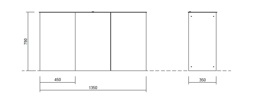 Стальная корзина для мусора для утилизации отходов Studio Città ECO BIN BIG ARCH-00143822 - Вид №9