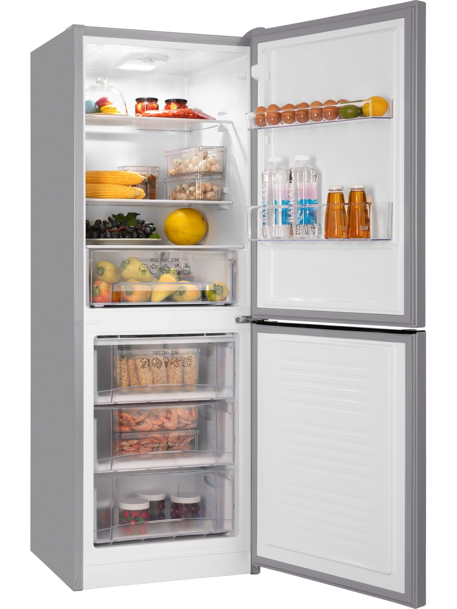 9291894 Холодильник с морозильником   NORD NRB 131 S серебристый STDN-0009342 - Вид №1