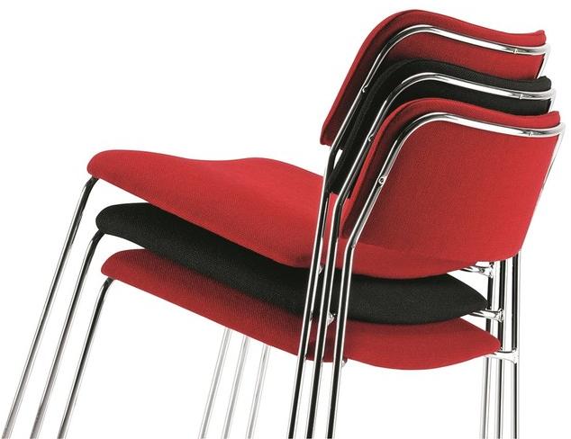 TALIN Стул с обивкой из ткани для залов ожидания sun-id-1503967 - Вид №1