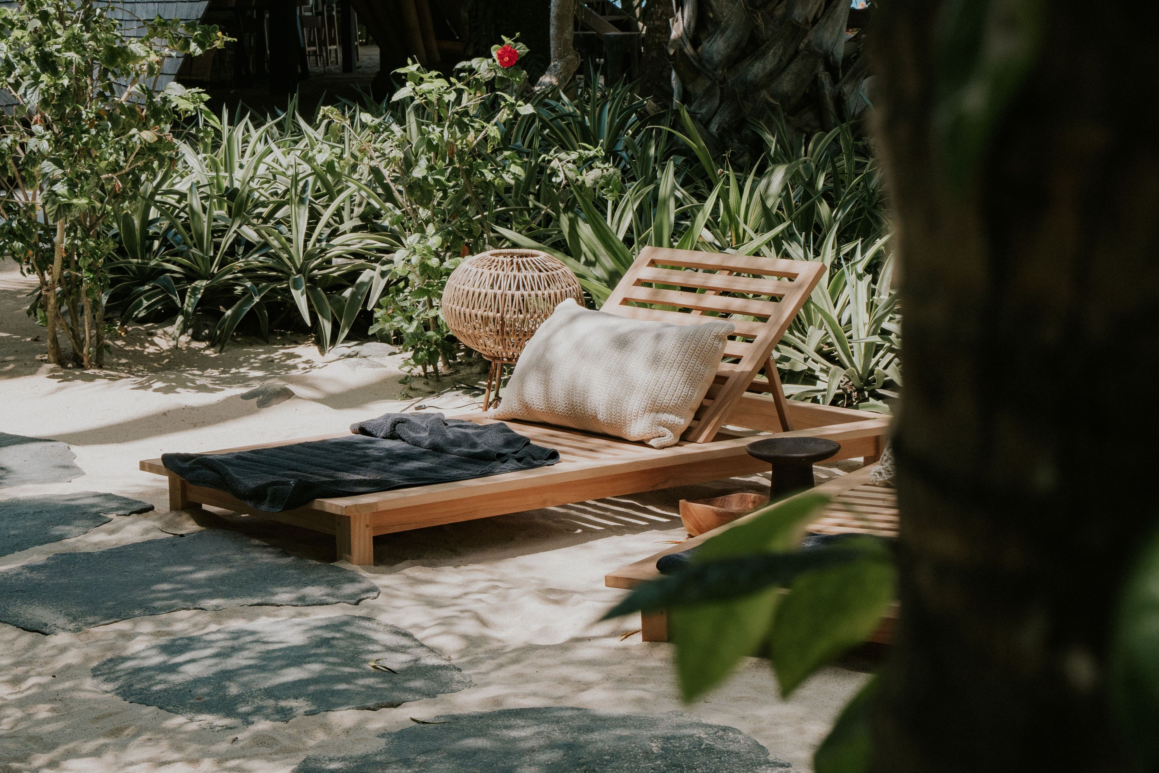 Садовая кровать с откидной спинкой из ткани cbdesign Ocean ARCH-00142542 - Вид №2