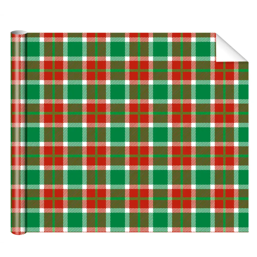Бумага подарочная Арт и дизайн 99x67 см клетка в ассортименте STLM-2064299