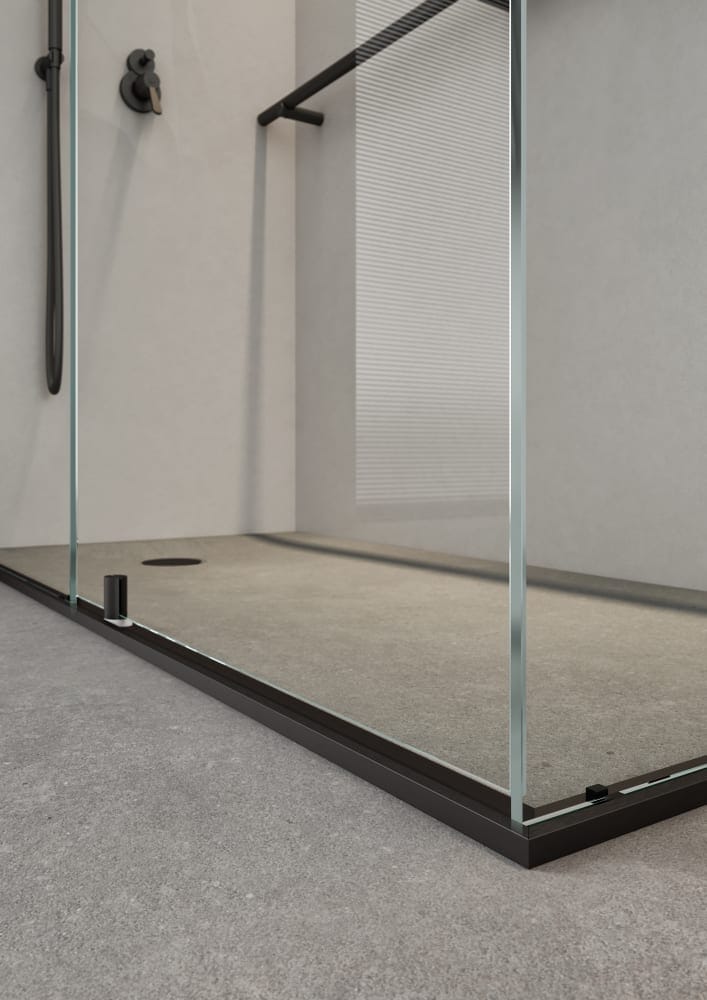 Угловая душевая кабина из хрусталя Agape Plan-a ARCH-00022984 - Вид №7