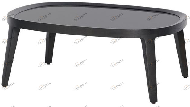 Potocco Прямоугольный журнальный столик из ясеня Spring 841/tbq, 841/tbr