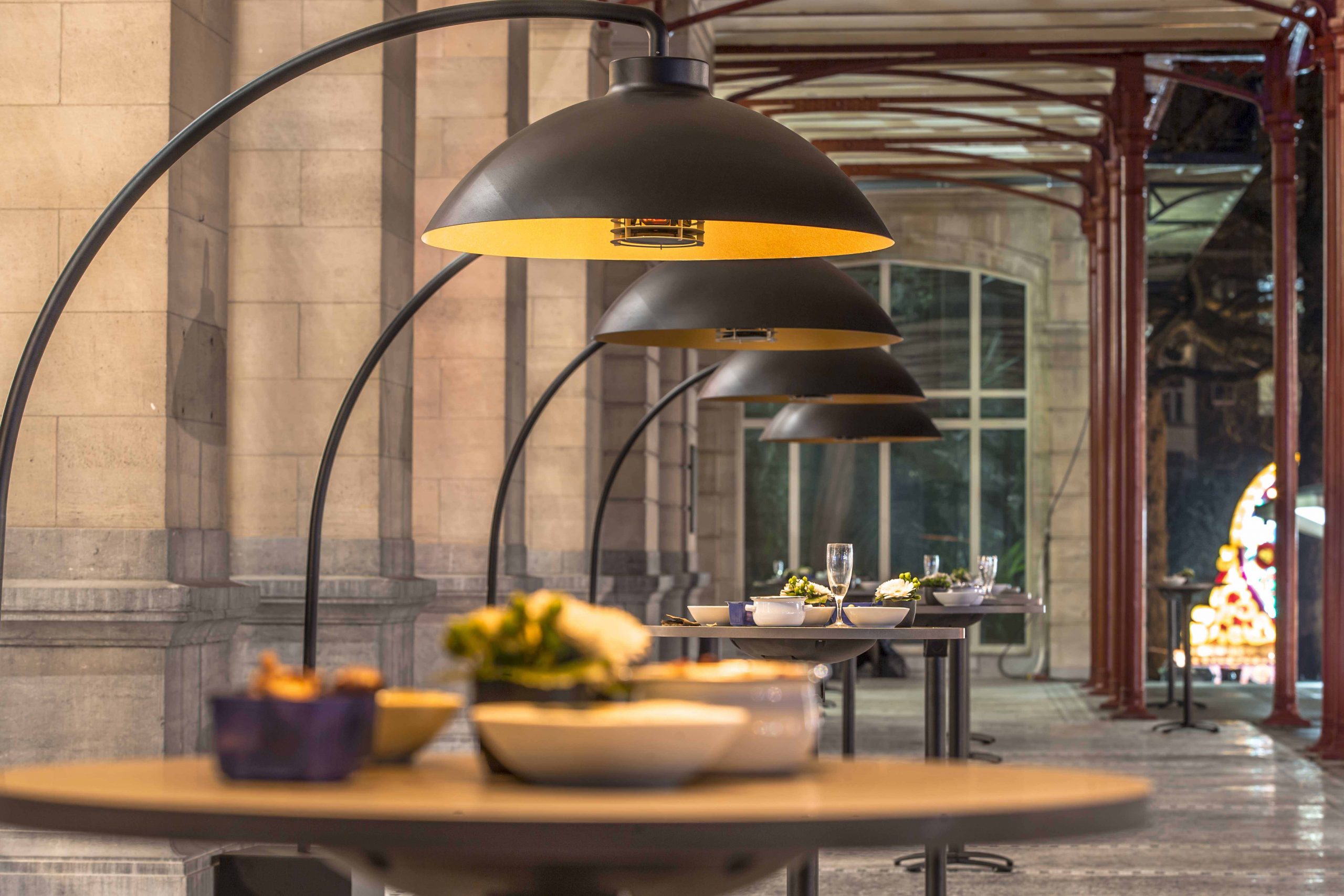 HEATSAIL DOME Уличный обогреватель инфракрасный с освещением напольный. - Вид №6