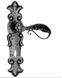 Galbusera Ручка из кованого железа на пластине  508