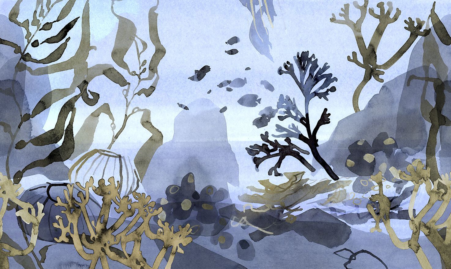 Обои с цветочными мотивами Jannelli&Volpi CORALLI ARCH-00096491 - Вид №2