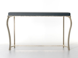 Прямоугольная кожаная консоль