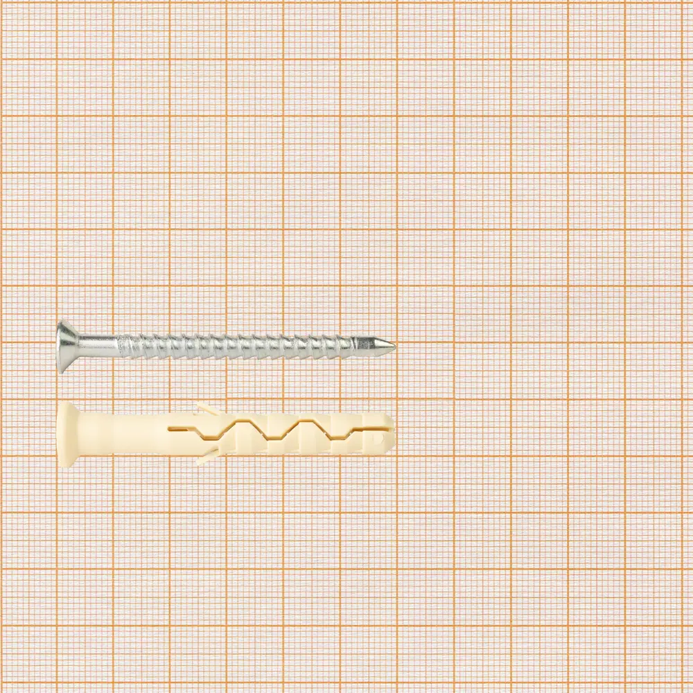 Дюбель-гвоздь потайной Европартнер 8×60 мм для надежного монтажа 89383275 STLM-1385408 - Вид №5