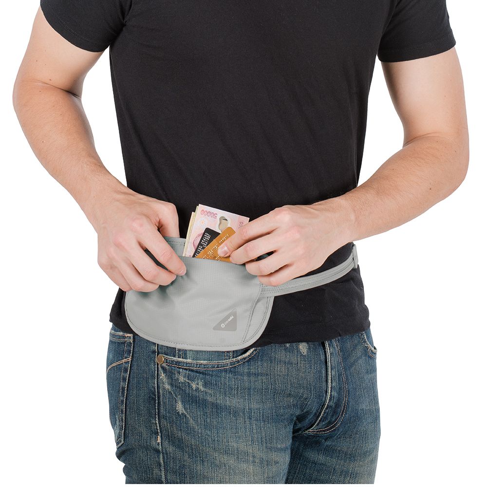 10153103 Сумка-кошелек на пояс 10153 X100 Anti-theft RFID Blocking Waist Wallet PacSafe Coversafe  - Вид №2