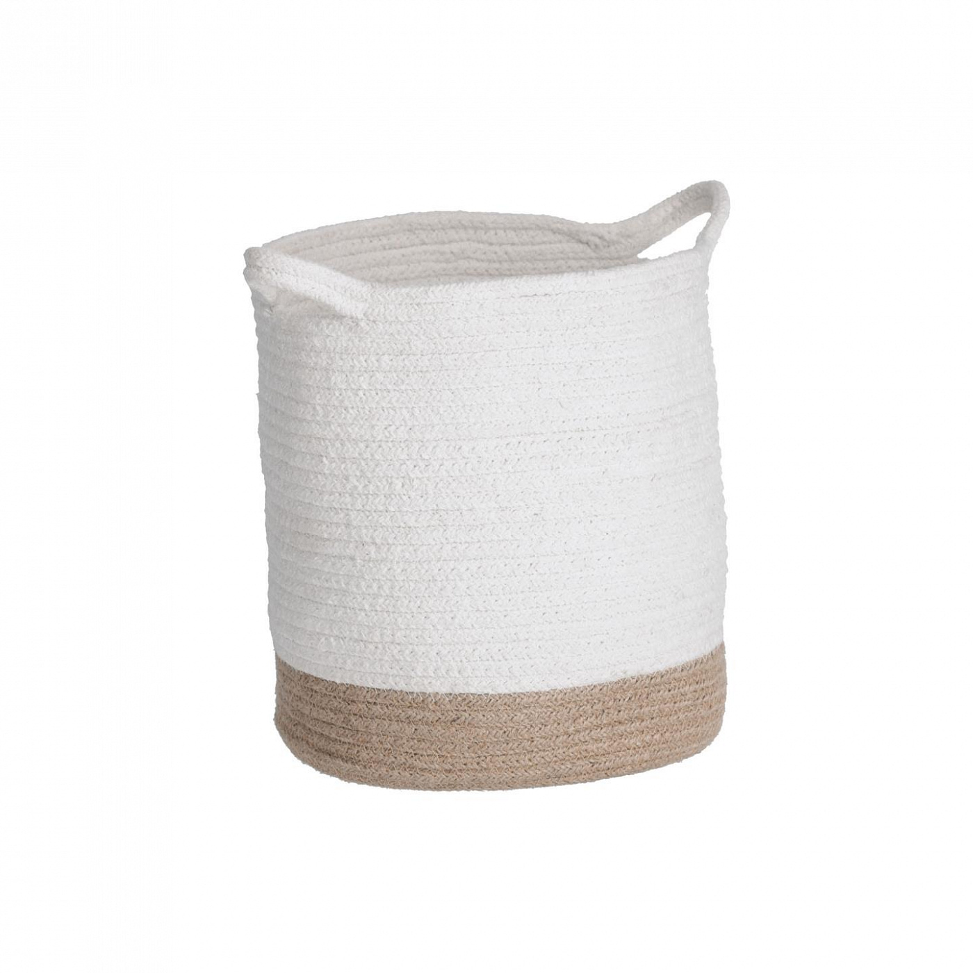 093677 Средняя корзина джут-хлопок белая La Forma Telma  - Вид №1