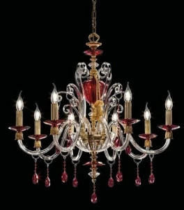 Euroluce Lampadari Люстра с кристаллами swarovski® Rubino alicante