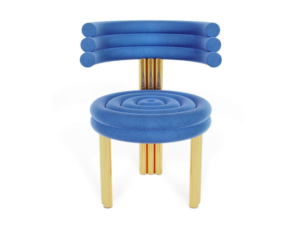 Мягкий стул для ресторана Essential Home Hollywood Glamour ARCH-00143605