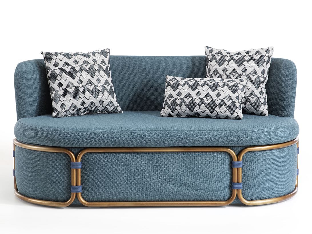 2-местный тканевый диван Ethimo Rotin ARCH-00106757