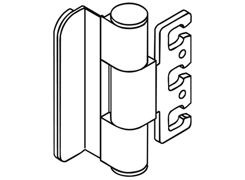 B8107B.100 трехрулонная лента HEWI Türzubehör  - Вид №7