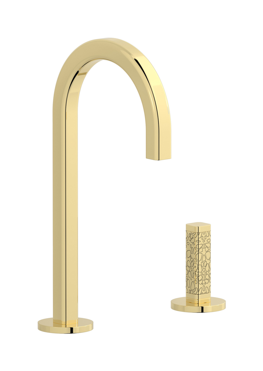 Смеситель для раковины на 2 отверстия WE ARE IB ei394ii_4 Pale Gold Elio