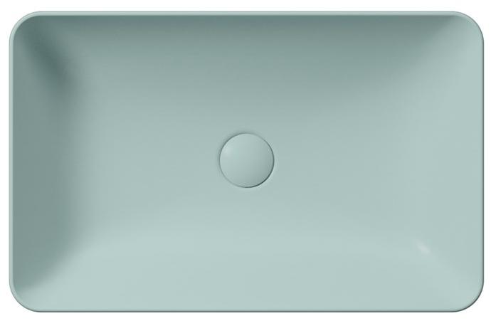 Подвесная раковина настенная овальная GSI ceramica Color elements белая sun-id-1383624 - Вид №1