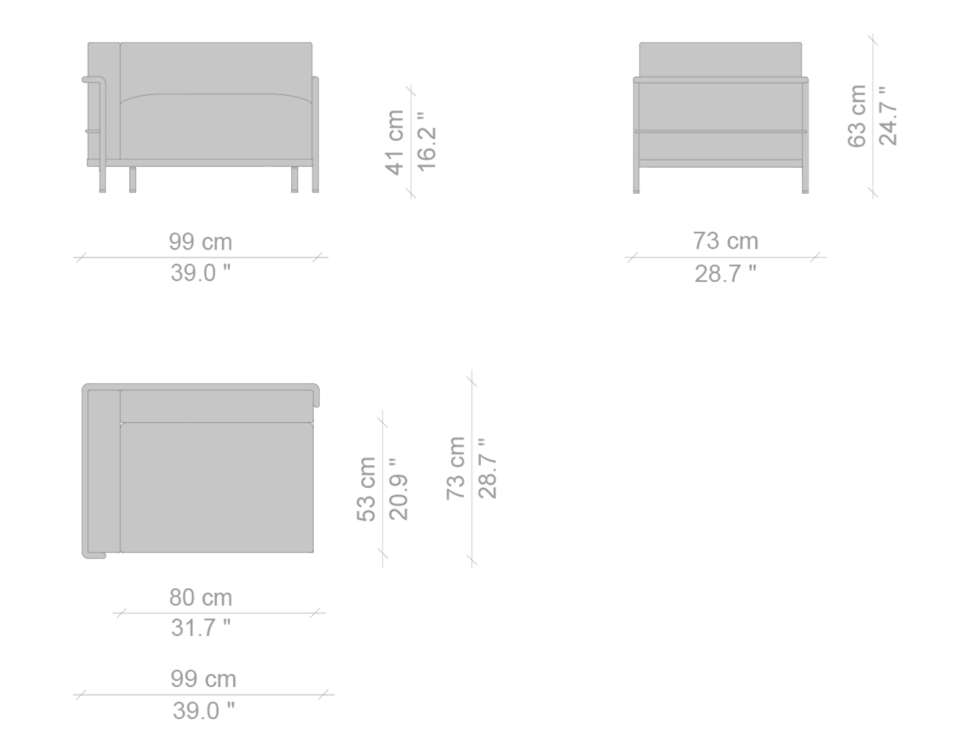 Угловое кресло CASSINA LC ARCH-00143742 - Вид №2