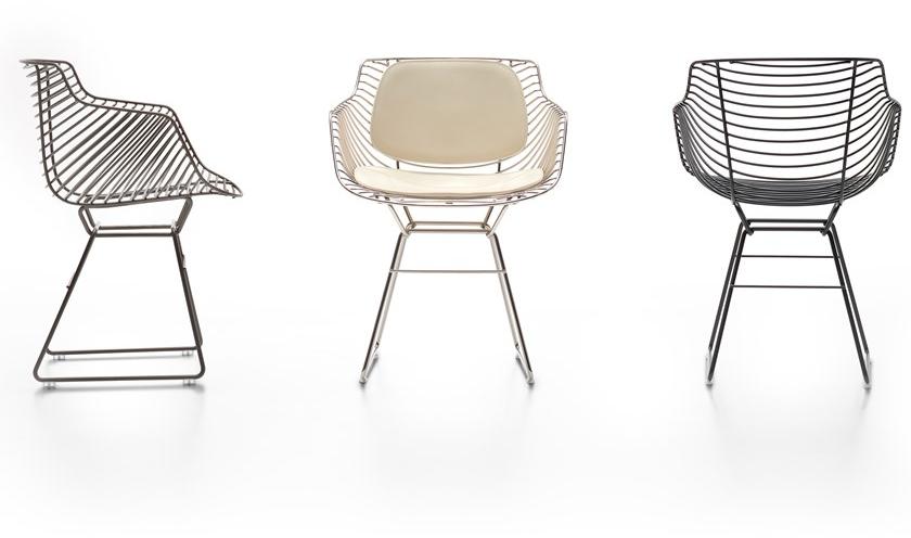 MDF Italia Стул из стали с подлокотниками Flow sun-id-1374587 - Вид №10