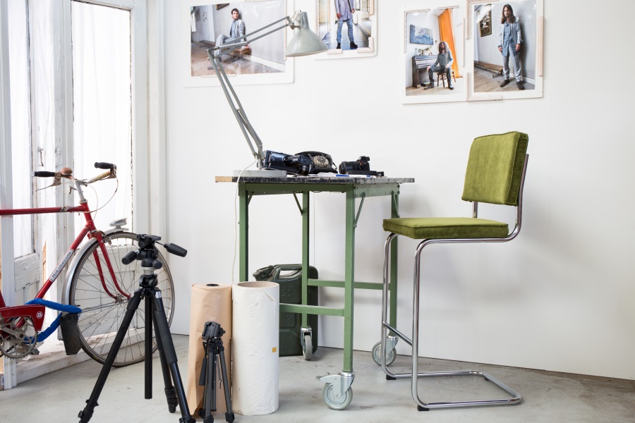 Стул барный Ridge Rib светло-серый Zuiver 1500022 - Вид №2