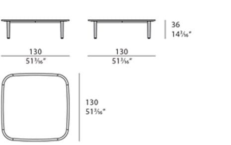 Деревянный журнальный столик Turri Riban ARCH-00041609 - Вид №9