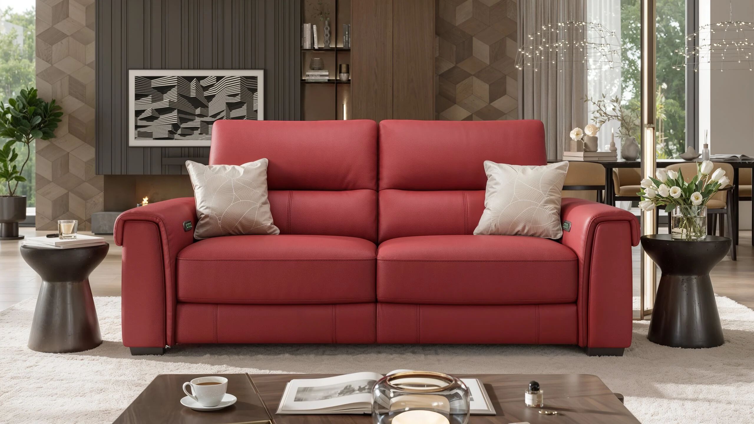 2-местный кожаный диван Sofanella Murano ARCH-00039287 - Вид №5