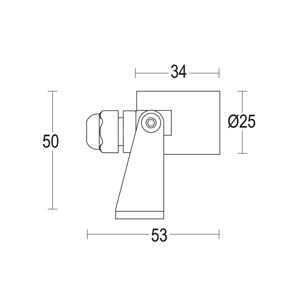 MicroSegno Spot Strap RD Ghidini Segno Spot RD .05 Темно-Cерый (Матовый)  - Вид №1