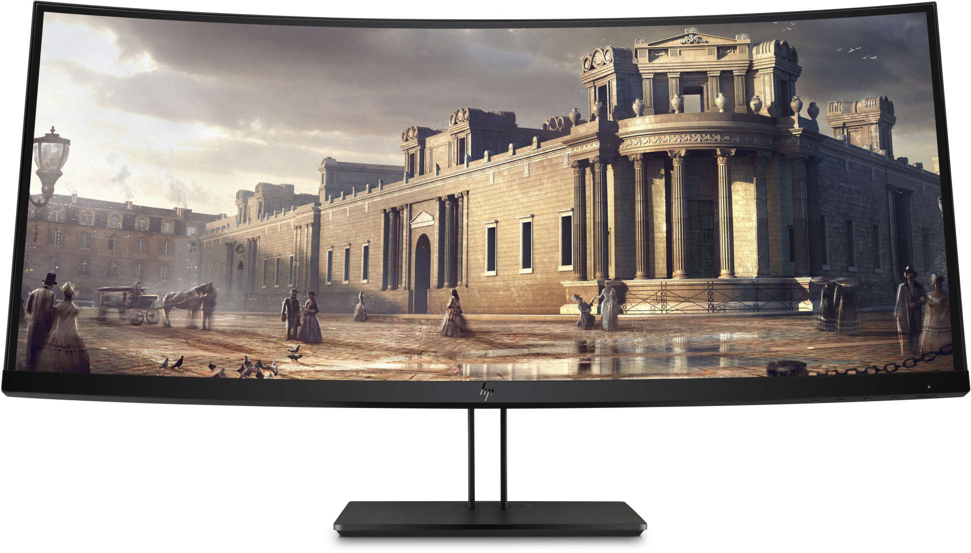 Z4W65A4#ABB z38c 37.5-inch curved display 3840х1600 21:9 ips 300 cd/m2 1000:1 14ms 178°/178° hdmi usb 3.0x3 displayport energy star epeat black (repl k1u77a4) HP Santreyd 