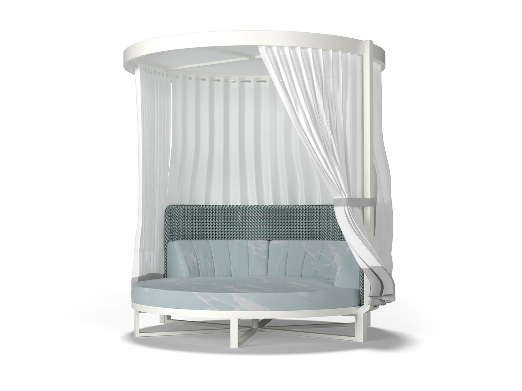 Круглая Садовая кровать из ткани с балдахином MAMAGREEN Munia ARCH-00040245 - Вид №1