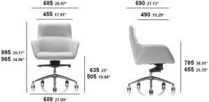 Ткань операционный офисный стул с подлокотниками