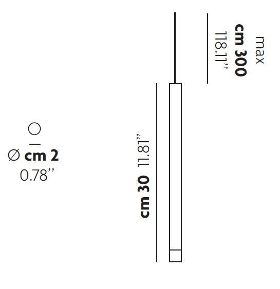 Studio Italia Design A-Tube nano small white 158016 подвес 118436 - Вид №1