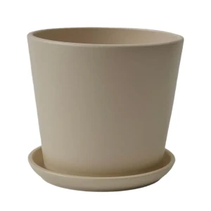 Горшок для цветов Колор Гейм Ø18 h16 см v2.5 л керамика бежевый