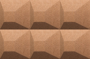 310 110 000 Пробковая 3D-плитка для стен Aztec GRANORTE 3DForms