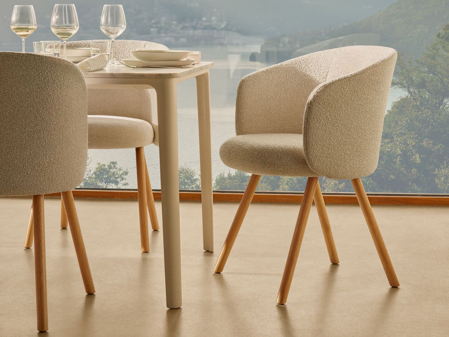 Мягкий стул с подлокотниками VITRA Mikado ARCH-00071588 - Вид №2