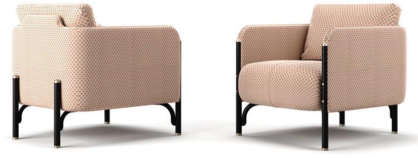 Wiener GTV Design Кресло из ткани с подлокотниками Jannis sun-id-1411552 - Вид №2