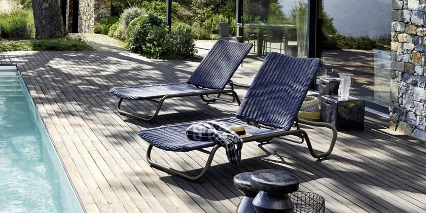 Gervasoni Складной садовый шезлонг из полиэстера Gervasoni outdoor sun-id-1469585 - Вид №3