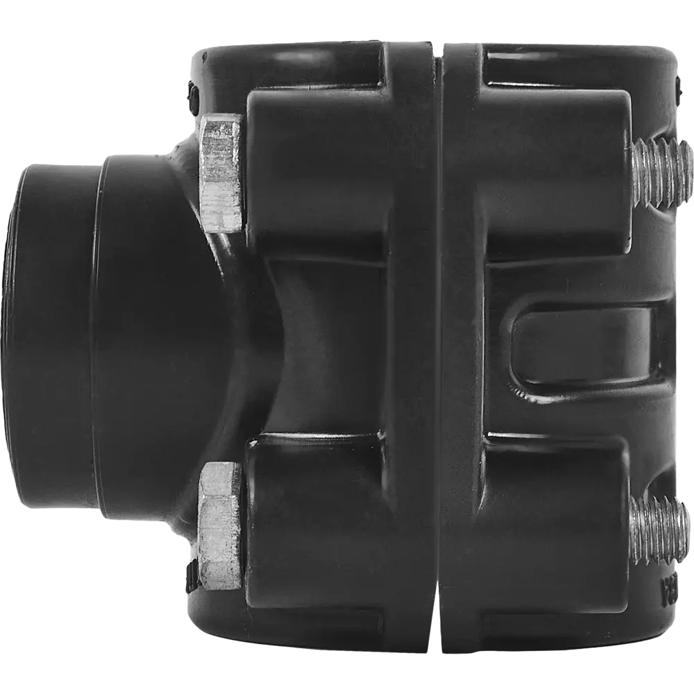 Седелка Политэк для врезки в полиэтиленовые трубы 50 мм с резьбой 1" 82382683 STLM-0805760 - Вид №3