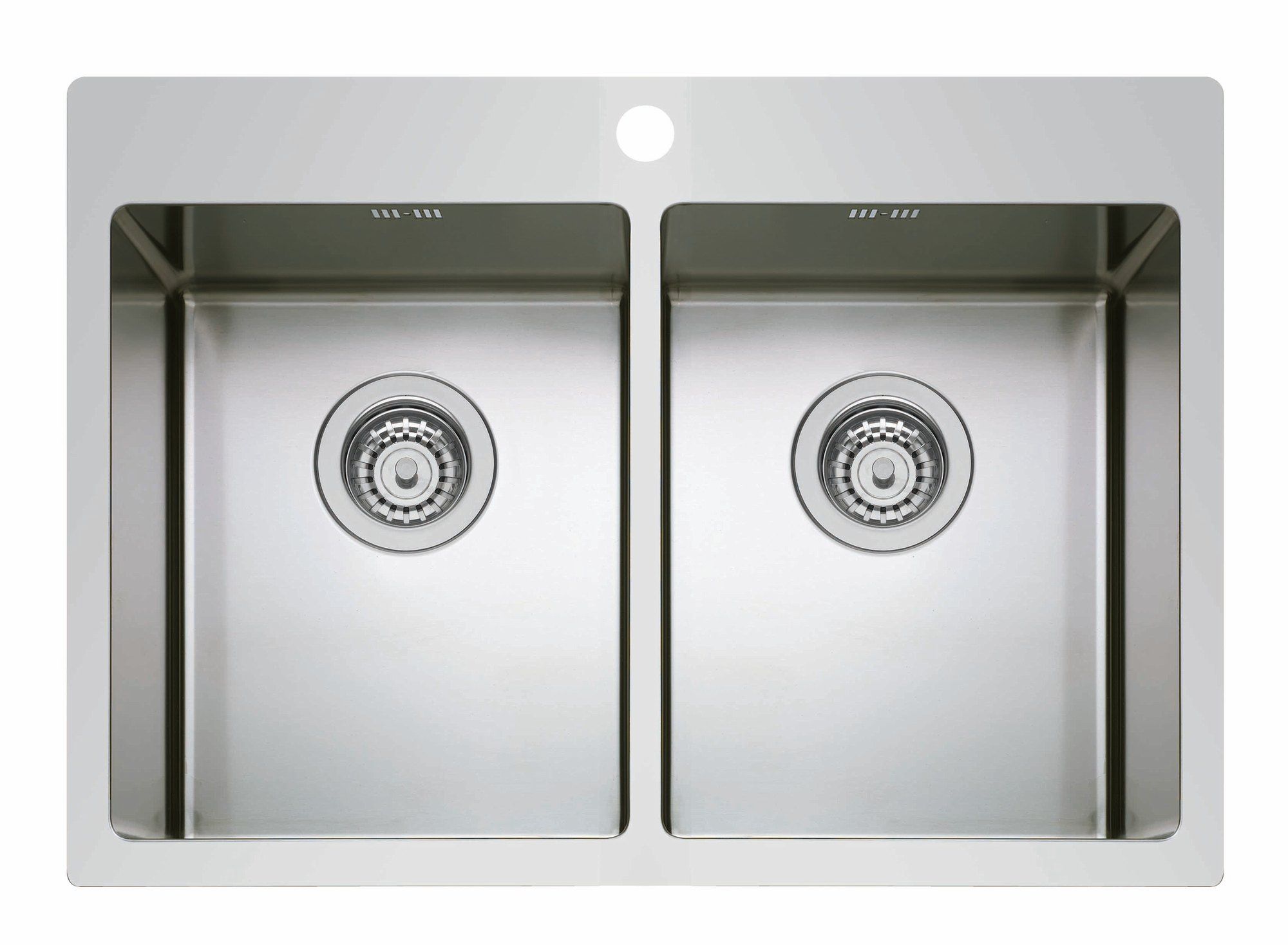 Раковина из нержавеющей стали с 2 чашами Evhoc Deus ARCH-00087652 - Вид №1