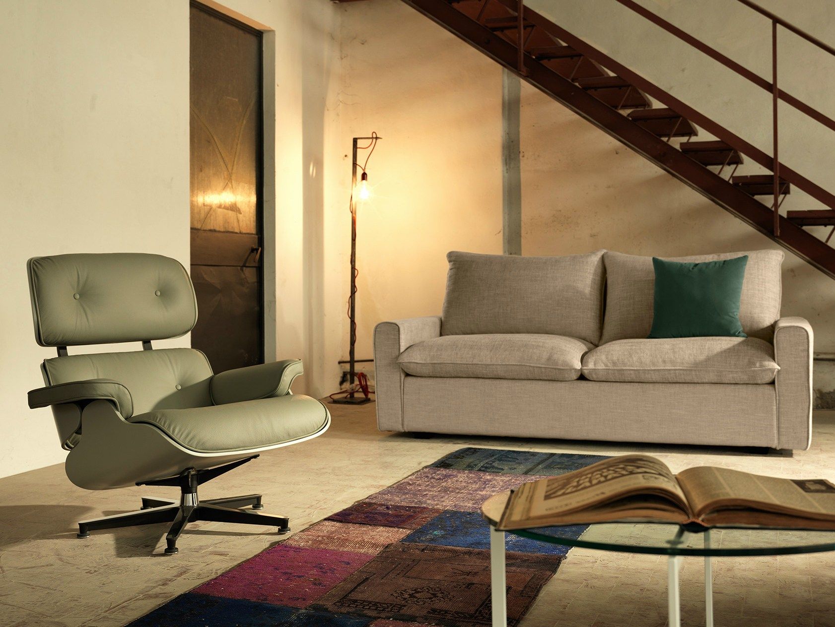 3-местный тканевый диван с полуостровом Domingo Salotti Анри ARCH-00045376 - Вид №2