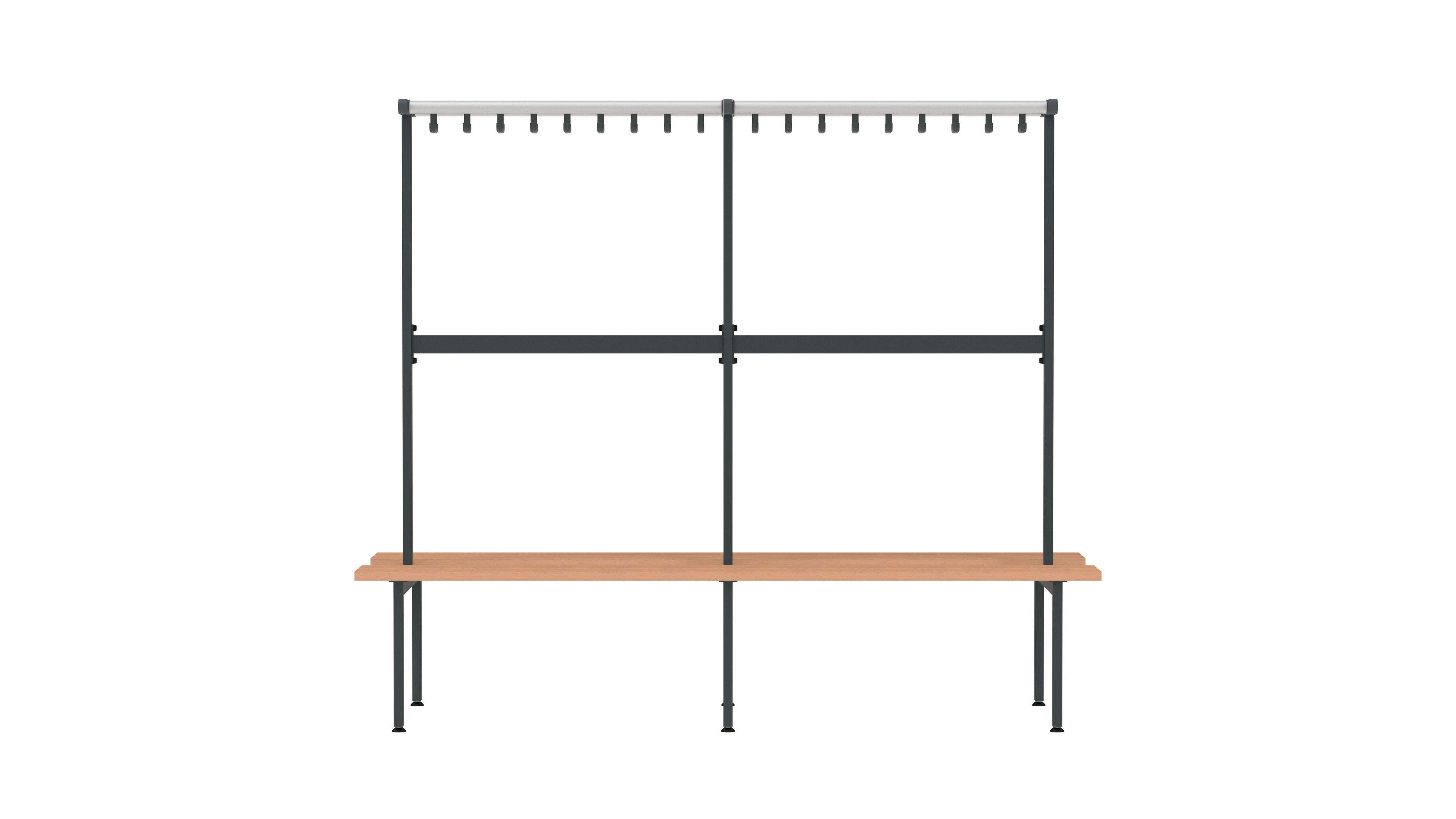 Стальная и деревянная скамейка для спортивных сооружений FUNCTIONALS Tertio ARCH-00028620 - Вид №8