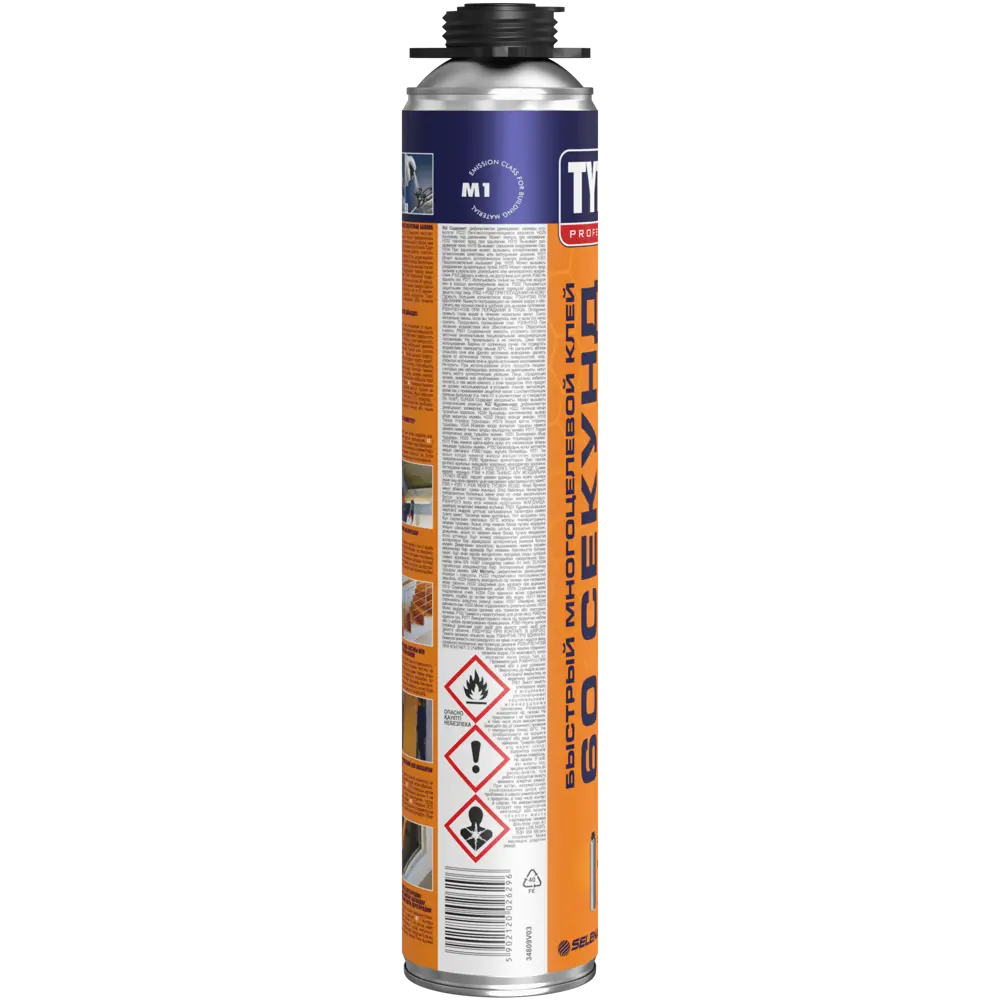 Клей-пена профессиональная Tytan 60 секунд выход пены 40 л летняя 750 мл STLM-2150548 - Вид №2