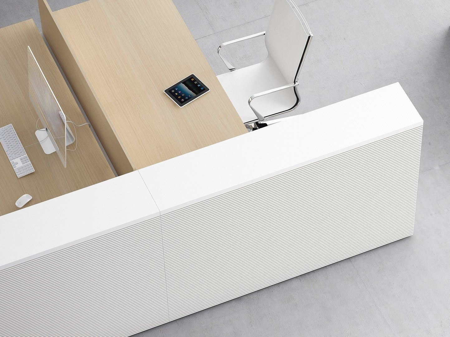 Модульный офисный книжный шкаф FANTONI Framework 2.0 ARCH-00054400 - Вид №2