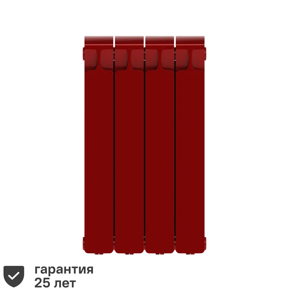 Радиатор секционный Rifar Monolit M50004RAL3011 500/100 4 секции боковое подключение биметалл бордо 82560848 STLM-2185312