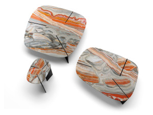 Мраморный журнальный столик