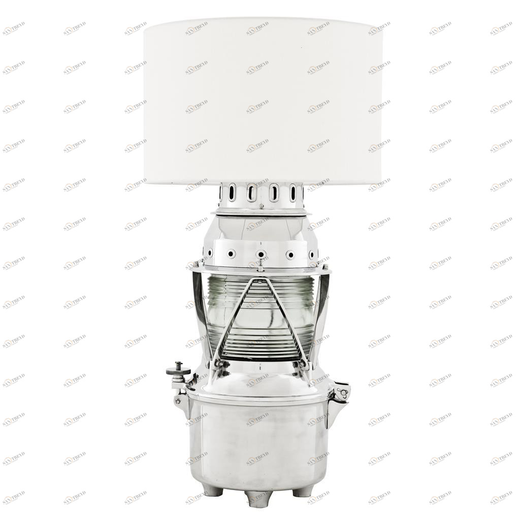 Настольная лампа Beacon от Eichholtz 108445 EICHHOLTZ ИНТЕРЬЕРНЫЕ 062028 Белый;хром 