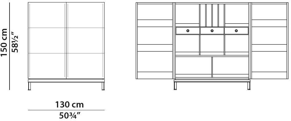 BAXTER Офисный шкаф с распашными дверцами Kir sun-id-1498960 - Вид №3