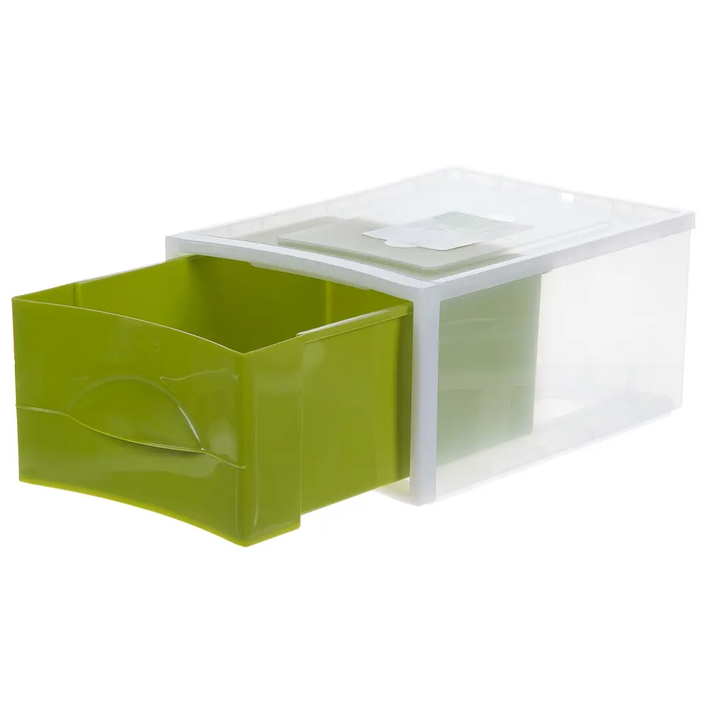 Система хранения Мобиле 26.7x38x17.8 см пластик без крышки цвет оливковый MARTIKA STLM-2095970 - Вид №2