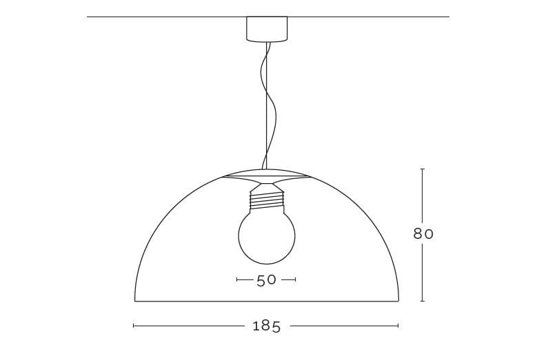 Железный подвесной светильник ZAVA OCIU ARCH-00001187 - Вид №3